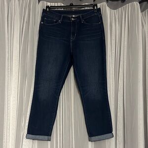 Levi's Dark Indigo Ankle Jeans